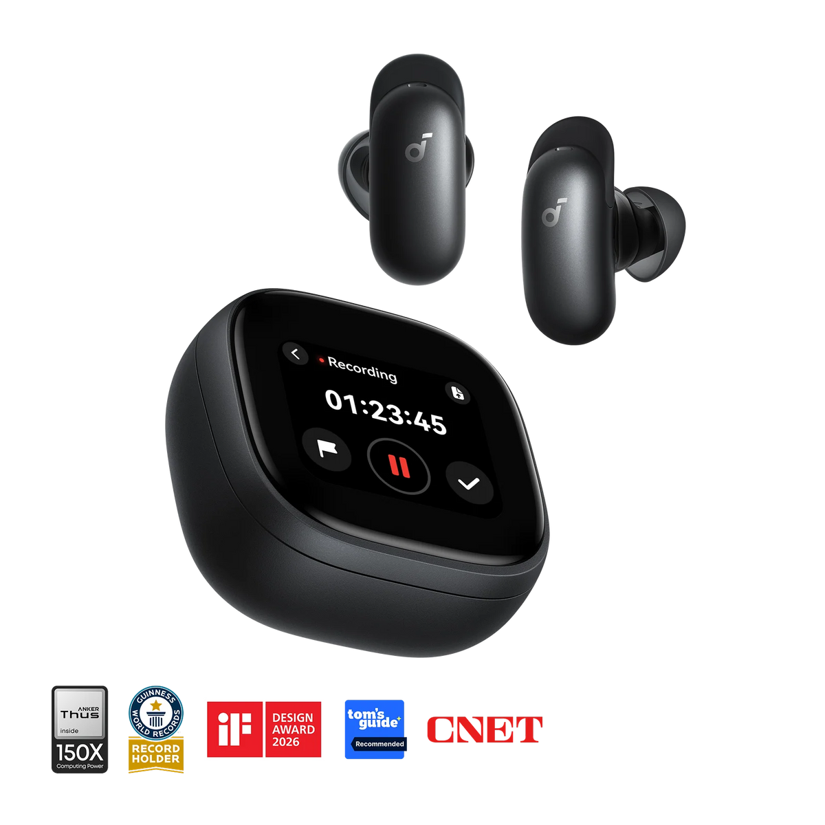 Liberty 5 Pro Max | Earbuds with AI Note-Taker Smart Case